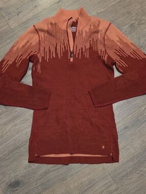 Smartwool Intraknit 200 Wool Blend Quarter-Zip Knit Pullover Sweater